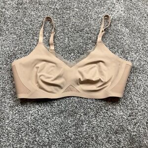 Honeylove SculptFlex Bra Womens XL Nude Full Coverage Wireless Support Athletic
